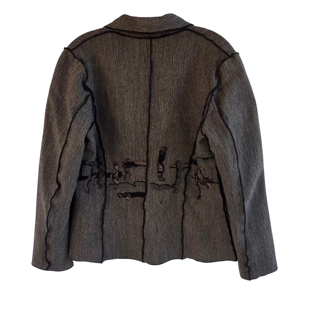 Deborah Cross Textile Artist Patchwork Blazer Jac… - image 6